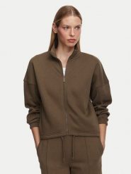 Reebok Bluza Lidka RK25979CCW Brązowy Relaxed Fit. Brązowe bluzy bez kaptura damskie Reebok, l, z bawełny. Za 199.99 zł.