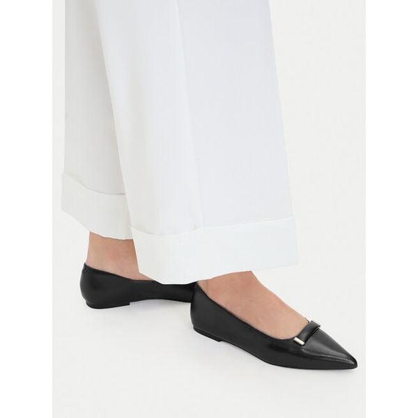 Baleriny Lasocki. Czarne baleriny damskie Lasocki, bez wzorów, bez obcasa. Za 199.99 zł.
