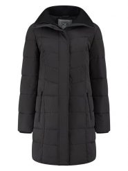 MGO leisure wear Płaszcz pikowany "Olivia" w kolorze czarnym rozmiar: XXL. Czarne płaszcze damskie MGO leisure wear, xxl, z aplikacjami, ze skóry. Za 184.46 zł.