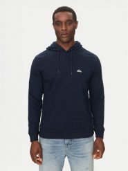 Quiksilver Bluza EQYFT04951 Granatowy Regular Fit. Niebieskie bluzy bez kaptura męskie Quiksilver, l, z bawełny. Za 179.99 zł.
