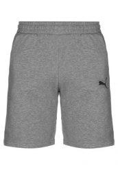 Spodenki męskie Puma TeamGOAL 23 Casuals Shorts szare. Szare szorty męskie Puma, bez wzorów, z bawełny. Za 100.99 zł.