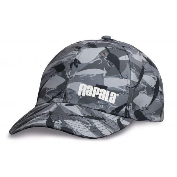 Czapka Rapala. Szare czapki męskie RAPALA, bez wzorów, z poliesteru. Za 131.00 zł.