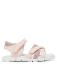 Tommy Hilfiger Sandały T1A2-33773-0273 S Różowy. Czerwone sandały dziewczęce Tommy Hilfiger, ze skóry, bez zapięcia. Za 179.99 zł.