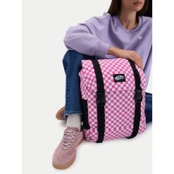 Plecak Vans. Czerwone plecaki damskie Vans, bez wzorów. Za 179.99 zł.