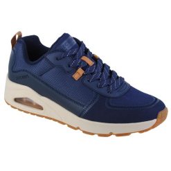 Buty sportowe Sneakersy męskie, Skechers Uno-Layover. Niebieskie buty sportowe na co dzień męskie Skechers, bez zapięcia, trekkingowe. Za 349.99 zł.