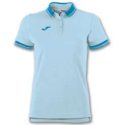 Koszulka polo do tenisa damska Joma Bali II. Niebieskie bluzki damskie Joma, xl, bez wzorów, sportowe, bez kołnierzyka, bez ramiączek. Za 138.40 zł.