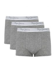 Pepe Jeans Bokserki "Wray 3-Pack" | PMU10772 | Wray | Mężczyzna | Szary. Szare bokserki męskie Pepe Jeans, bez wzorów, z bawełny. W wyprzedaży za 119.00 zł.