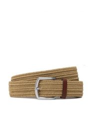 Polo Ralph Lauren Pasek 35Mm Braid Stretch 405666041004 Brązowy. Brązowe paski męskie Polo Ralph Lauren, bez wzorów, z materiału. Za 298.99 zł.