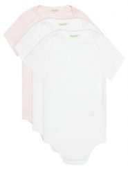 United Colors Of Benetton Komplet body dziecięcych 3GI70B079 Różowy. Czerwone body niemowlęce United Colors Of Benetton, bez wzorów, z bawełny, bez ramiączek. Za 79.99 zł.