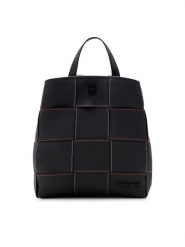 Desigual Plecak Yoko Negro Sumy Mini 25SAKP35 Czarny. Czarne plecaki damskie Desigual, bez wzorów, ze skóry. Za 189.99 zł.