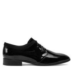 Półbuty Baldowski. Czarne buty wizytowe męskie Baldowski, bez zapięcia. Za 539.99 zł.