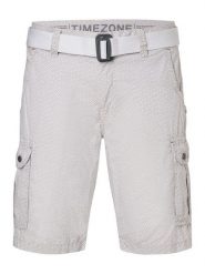 Timezone Szorty "Maguire" - Regular fit - w kolorze białym rozmiar: W34. Białe szorty męskie Timezone, bez wzorów, z tkaniny. Za 122.96 zł.