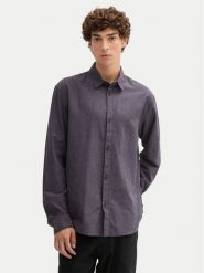 Tom Tailor Denim Koszula 1042551 Fioletowy Relaxed Fit. Fioletowe koszule męskie Tom Tailor Denim, l, bez wzorów, z bawełny, bez kołnierzyka, bez ramiączek. Za 119.99 zł.
