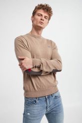 Sweter męski wełniany LA MARTINA. Swetry męskie La Martina, m, bez wzorów, z wełny, bez kołnierzyka. W wyprzedaży za 408.87 zł.