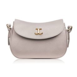 Torebka damska ze skóry syntetycznej beżowa na ramię SP-21-BG. Brązowe torebki klasyczne damskie bez wzorów, ze skóry, bez dodatków. Za 89.00 zł.