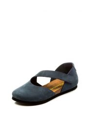 Comfortfusse Skórzane baleriny w kolorze granatowym rozmiar: 38. Niebieskie baleriny damskie Comfortfusse, bez wzorów, z nubiku, bez obcasa. Za 209.33 zł.