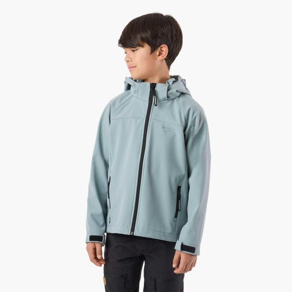 Kurtka softshell turystyka junior Swedemount Tromsö Softshell Jacket wodoodporna. Zielone kurtki damskie SWEDEMOUNT, bez wzorów, z softshellu, sportowe, bez kaptura. W wyprzedaży za 179.99 zł.
