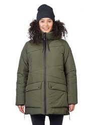 Hannah Płaszcz zimowy "Rebeca" w kolorze khaki rozmiar: 38. Brązowe płaszcze damskie Hannah, na zimę, s, bez wzorów, z puchu. Za 491.99 zł.