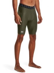 Under Armour Szorty sportowe "UA HG Armour" w kolorze khaki rozmiar: XXL. Brązowe szorty męskie Under Armour, xxl, z materiału. Za 92.21 zł.