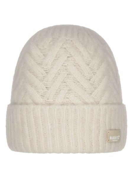 Barts Czapka "Chanary" w kolorze kremowym rozmiar: onesize. Brązowe czapki zimowe damskie Barts, ze splotem. Za 131.12 zł.