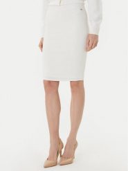Marciano Guess Spódnica midi 5YGD29 5036Z Biały Slim Fit. Białe spódniczki damskie Marciano Guess, s, z aplikacjami, z wiskozy, midi. Za 409.99 zł.