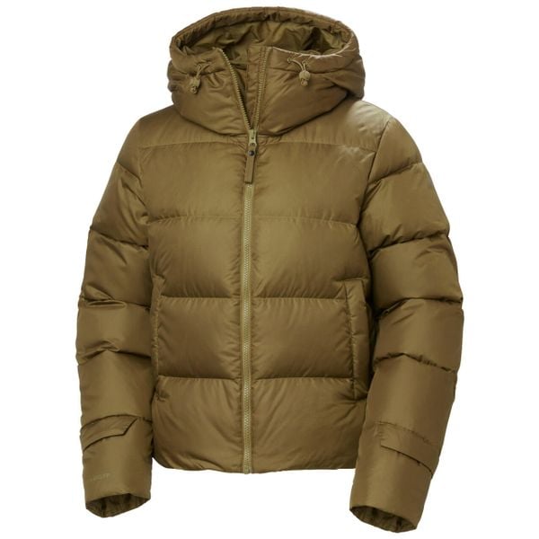 Damska kurtka z kapturem Helly Hansen Essence Down. Brązowe kurtki damskie Helly Hansen, bez wzorów, z puchu, z kapturem. Za 1,064.95 zł.