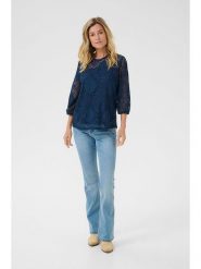 Cream Bluzka w kolorze granatowym rozmiar: 44. Niebieskie bluzki damskie Cream, bez wzorów, bez kołnierzyka, bez ramiączek. Za 135.49 zł.