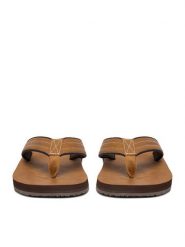 Quiksilver Japonki CEO-MIAMI-01 Brązowy. Brązowe klapki i japonki męskie Quiksilver, z materiału. Za 99.99 zł.