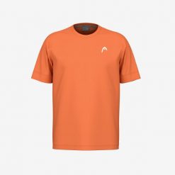 SLICE II T-Shirt Boys. Brązowe t-shirty damskie HEAD, bez wzorów, bez kołnierzyka. W wyprzedaży za 171.00 zł.