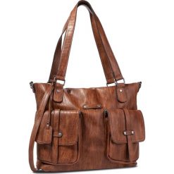 Torebka RIEKER - H1399-22 Brown. Brązowe torebki klasyczne damskie Rieker, bez wzorów, ze skóry ekologicznej, bez dodatków. Za 219.00 zł.