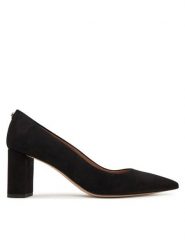 BOSS Czółenka Janet 50542386 Czarny. Czarne czółenka damskie Boss, bez wzorów, ze skóry, bez obcasa. Za 835.99 zł.