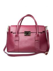 Maison héritage PARIS Skórzana torebka "Elara" w kolorze bordowym - 36 x 26 x 12 cm rozmiar: onesize. Czerwone torebki klasyczne damskie maison héritage PARIS, bez wzorów, z materiału, bez dodatków. Za 347.99 zł.