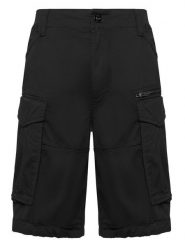 G-Star Raw Szorty materiałowe Rovic Zip D08566-5126-990 Czarny Relaxed Fit. Czarne szorty męskie G-Star Raw, z bawełny, bez kołnierzyka. Za 219.99 zł.
