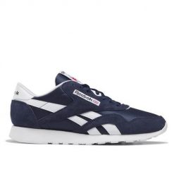 Buty do chodzenia męskie Reebok CL Nylon. Buty sportowe na co dzień męskie Reebok, z gumy, bez zapięcia, na fitness i siłownię. Za 322.00 zł.