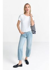 Rich & Royal Koszulka w kolorze białym rozmiar: S. Białe bluzki damskie Rich & Royal, s, bez wzorów, bez kołnierzyka, bez ramiączek. Za 105.38 zł.