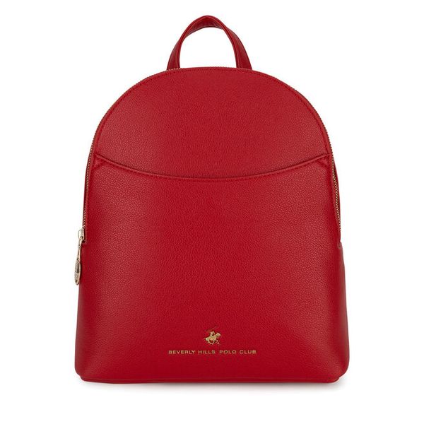 Plecak Beverly Hills Polo Club. Czerwone plecaki damskie Beverly Hills Polo Club, bez wzorów. Za 219.99 zł.