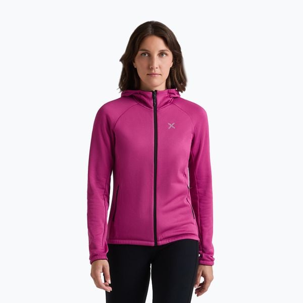 Bluza damska Montura Fadis Grid Hooded Maglia. Fioletowe bluzy bez kaptura damskie MONTURA. Za 409.99 zł.