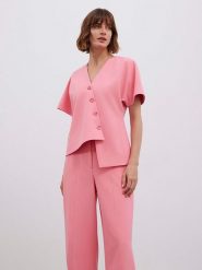 BGN Kamizelka w kolorze różowym rozmiar: 36. Różowe kamizelki damskie BGN. Za 100.99 zł.