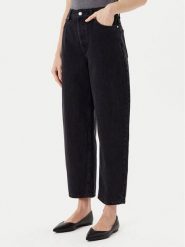 HUGO Jeansy Gimine_3 50544027 Czarny Mom Fit. Czarne jeansy damskie Hugo. Za 589.99 zł.
