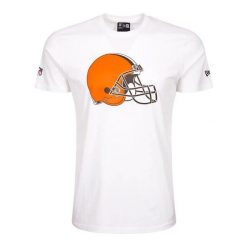 Koszulka Cleveland Browns NFL. Białe t-shirty sportowe męskie New Era, s, z materiału, bez ramiączek, do piłki nożnej. Za 126.50 zł.