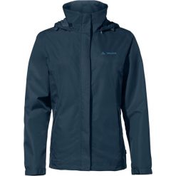 Kurtka przeciwdeszczowa damska Vaude Escape Light Jacket. Niebieskie kurtki damskie Vaude, m, bez kaptura. Za 366.99 zł.