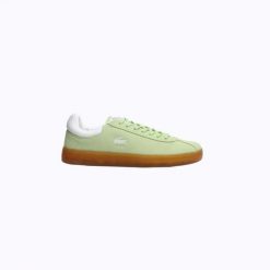 Buty Sportowe damskie Lacoste Baseshot 126 2 SFA. Zielone buty sportowe na co dzień damskie Lacoste, bez wzorów, z gumy, tenisowe. Za 409.20 zł.