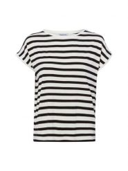 More & More Koszulka Kobiety wiskoza czarny, 40. Czarne t-shirty damskie MORE & MORE, bez wzorów, z wiskozy, bez kołnierzyka. Za 139.95 zł.