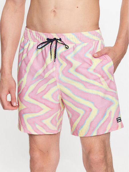 Billabong Szorty kąpielowe Sundays ABYJV00103 Różowy Regular Fit. Czerwone szorty sportowe męskie Billabong, m, z syntetyku, żeglarskie. Za 149.99 zł.