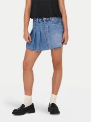 ONLY Spódnica jeansowa Kadie 15345569 Niebieski Regular Fit. Niebieskie spódniczki damskie Only, m, bez wzorów, z bawełny. Za 139.99 zł.
