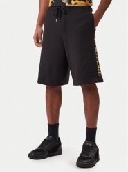 Versace Jeans Couture Szorty sportowe 80GADT00 CF01T Czarny Regular Fit. Czarne szorty męskie Versace Jeans Couture, m, z bawełny. Za 789.99 zł.