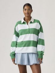 Levi's Bluza "Reenie" w kolorze zielono-błękitnym rozmiar: XS. Niebieskie bluzy bez kaptura damskie Levi's, s, z bawełny. Za 116.32 zł.