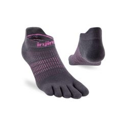 Skarpety do biegania damskie Injinji Run Lightweight No-Show. Czerwone skarpetki damskie Injinji, bez wzorów. Za 69.99 zł.