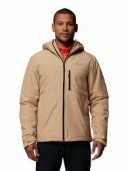 Columbia Kurtka funkcyjna "Explorer's Edge II" w kolorze beżowym rozmiar: S. Brązowe kurtki outdoor męskie Columbia, s, bez wzorów, bez kaptura. Za 474.95 zł.