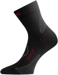 Skarpety merino TNW. Zielone skarpetki damskie LASTING, bez wzorów, z elastanu. Za 58.00 zł.